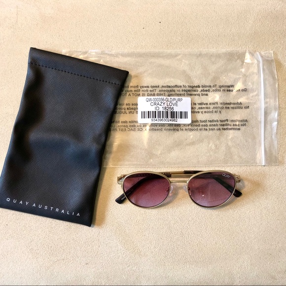 SOLD - Quay Crazy Love Sunglasses - Picture 3 of 3